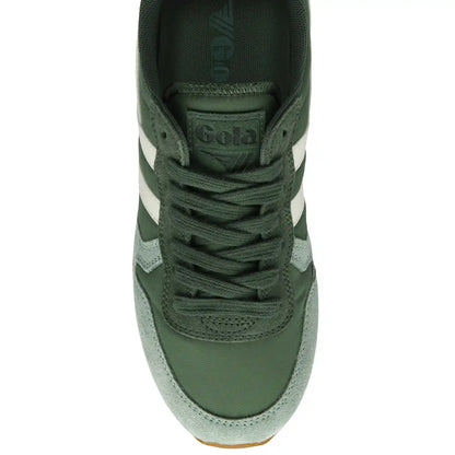 Gola Classics Women's Daytona Chute Sneakers - Evergreen/Green Mist/Off White