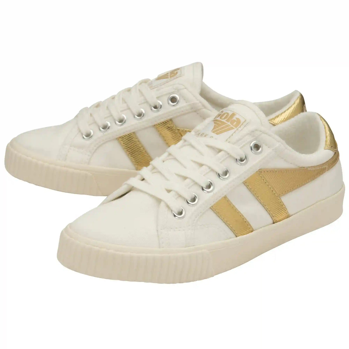 Gola Classics Women's Tennis Mark Cox Sneakers - Off White/Gold