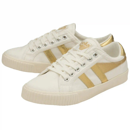 Gola Classics Women's Tennis Mark Cox Sneakers - Off White/Gold