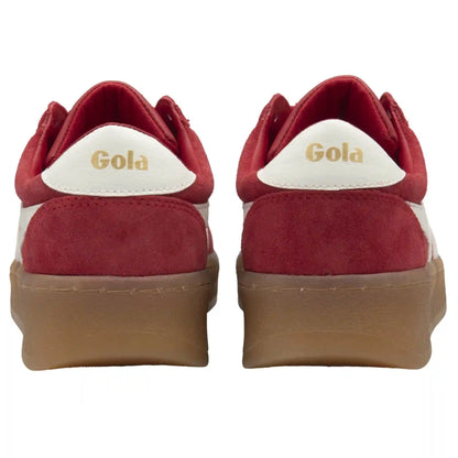 Gola Classics Women's Grandslam Suede Sneakers - Red/Off White/Gum