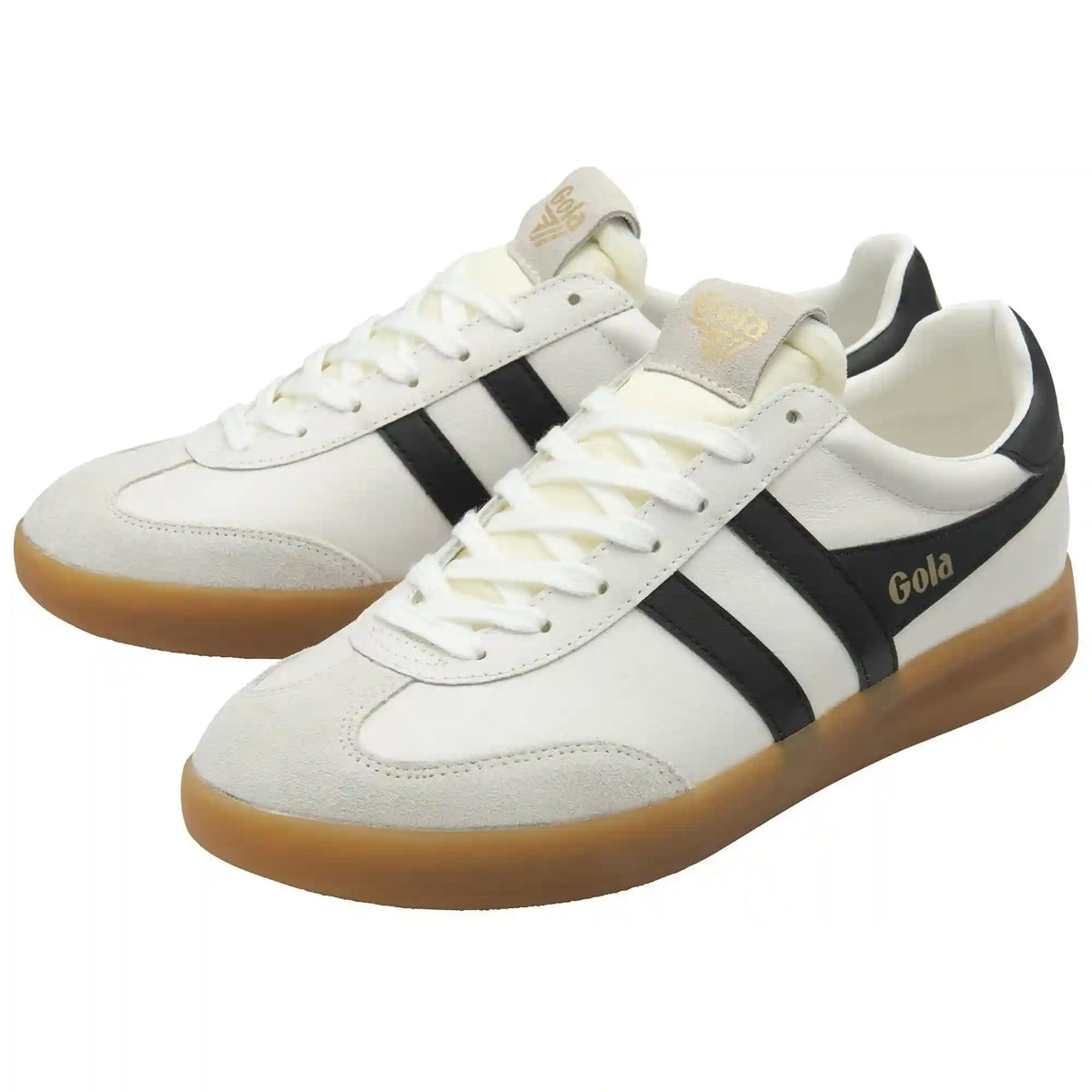 Gola Classics Men's Cyclone Leather Sneakers - White/Black/Gum