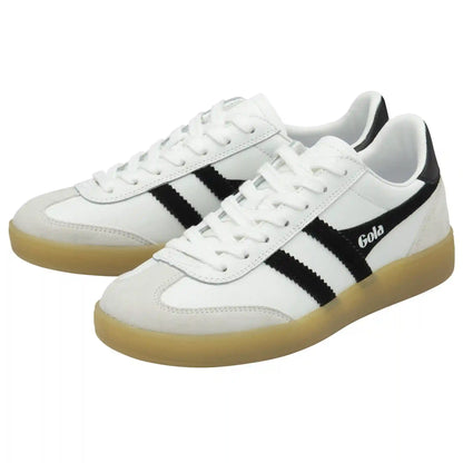 Gola Classics Women's Viper Leather Sneakers - White/Black/Gum