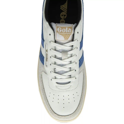 Gola Classics Men's Hawk Sneakers - White/Sapphire/Black