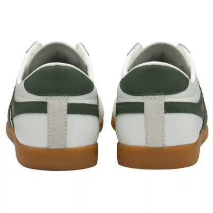Gola Classics Women's Bullet Leather Sneakers - White/Evergreen/Gum