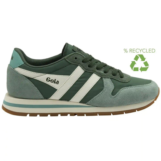 Gola Classics Women's Daytona Chute Sneakers - Evergreen/Green Mist/Off White