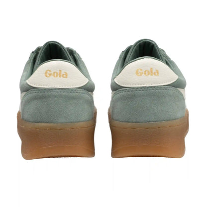 Gola Classics Women's Grandslam Suede Sneakers - Green Mist/Off White/Gum