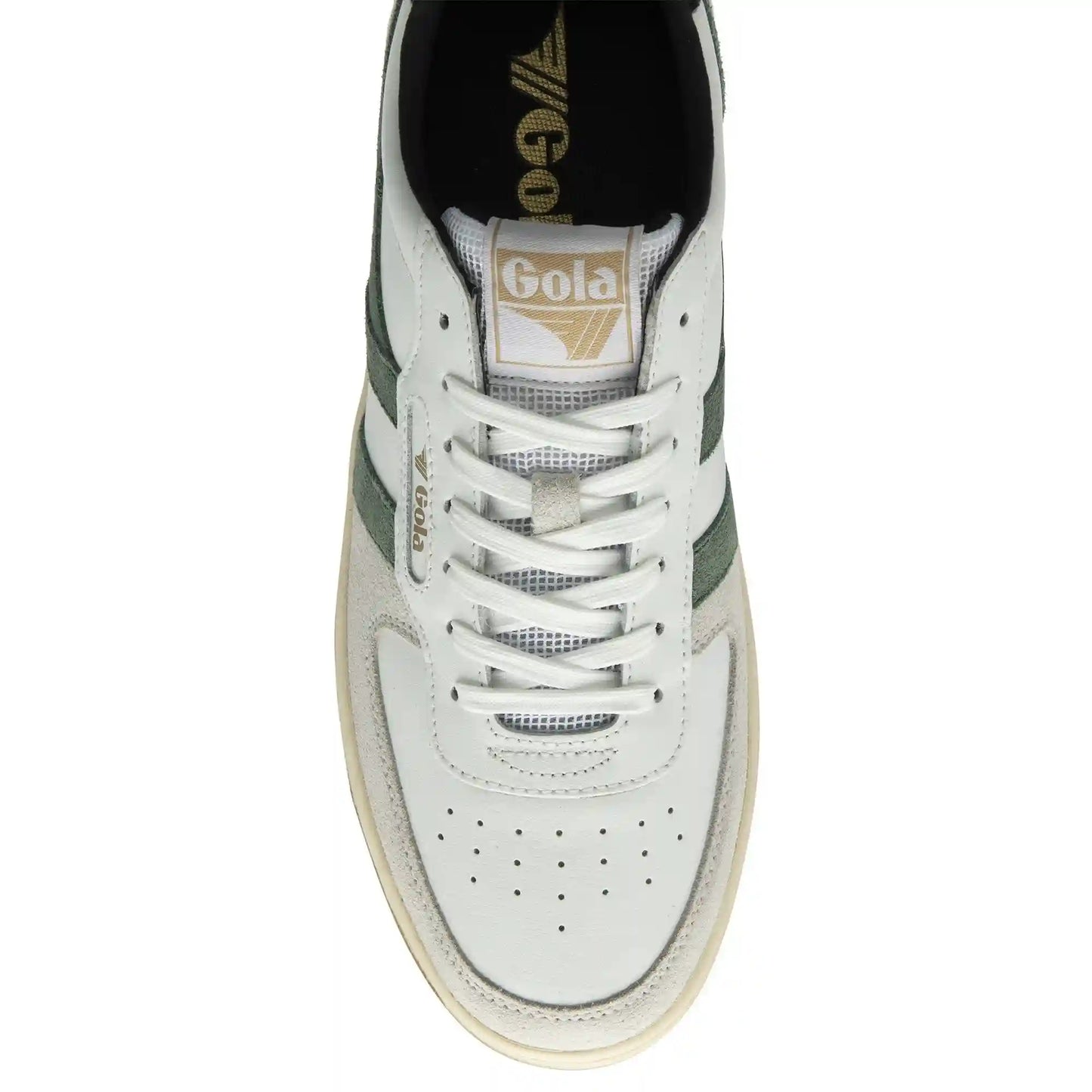 Gola Classics Men's Hawk Sneakers - White/Sage/Black