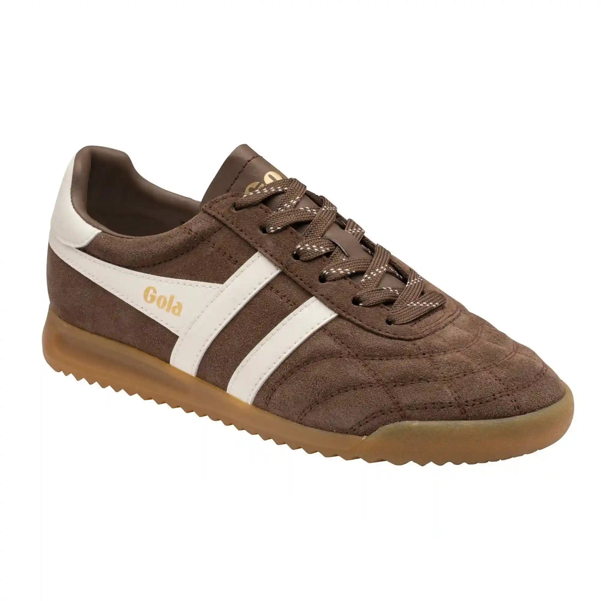 Gola Classics Women's Stadium Suede Sneakers - Otter/Off White