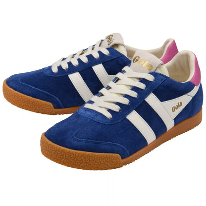 Gola Classics Women's Elan Sneakers - Deep Blue/Off White/Shocking Pink