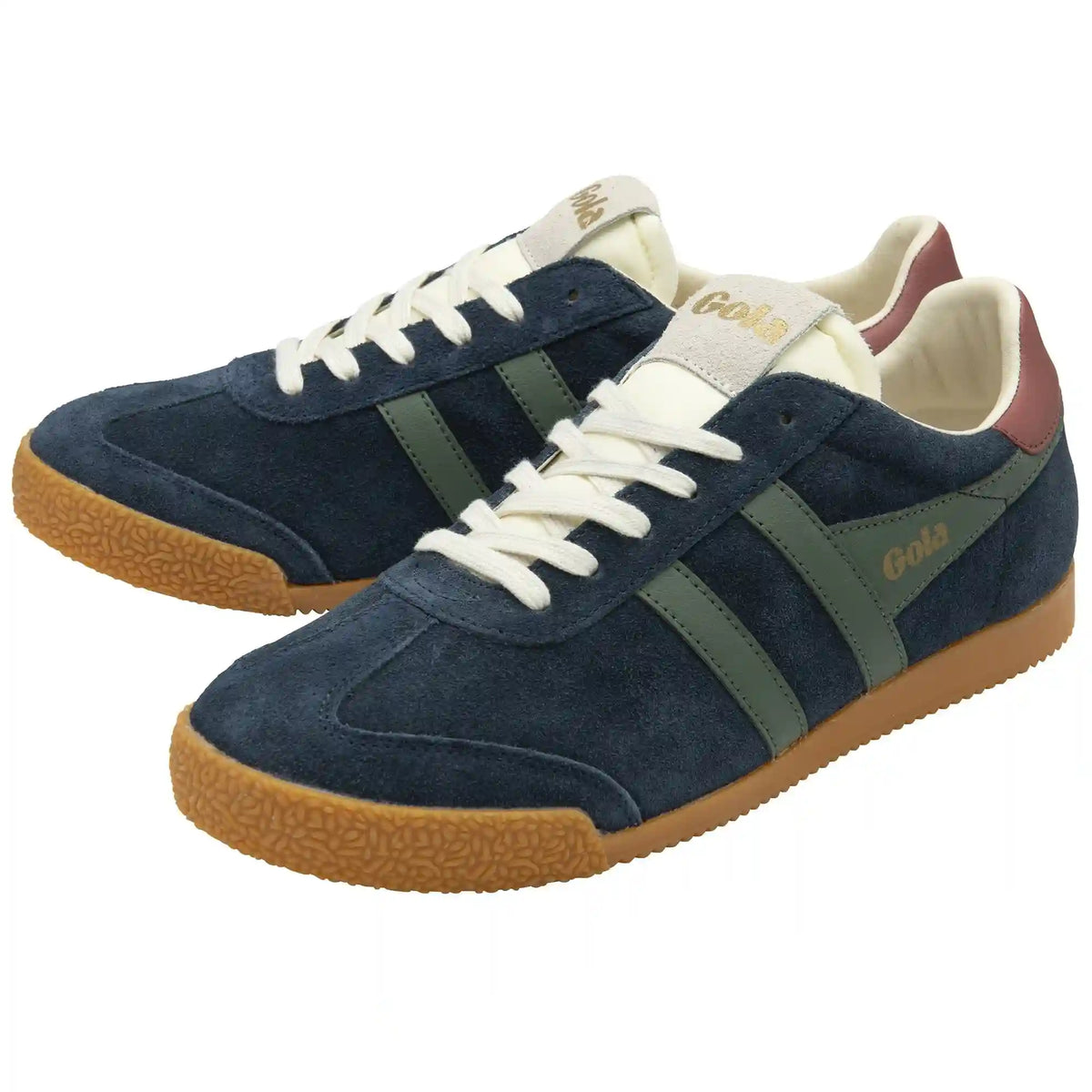 Gola Classics Men's Elan Sneakers - Navy/Sage/Red Ochre