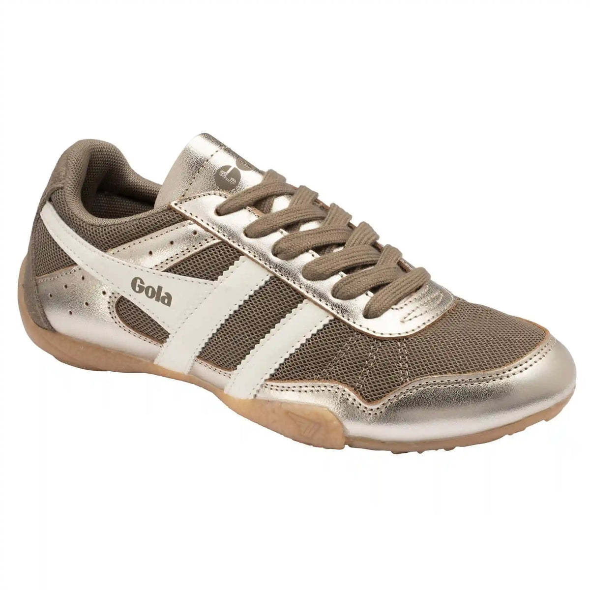 Gola Classics Women's Cascade Glimmer Sneakers - Rhino/Gold/Gum