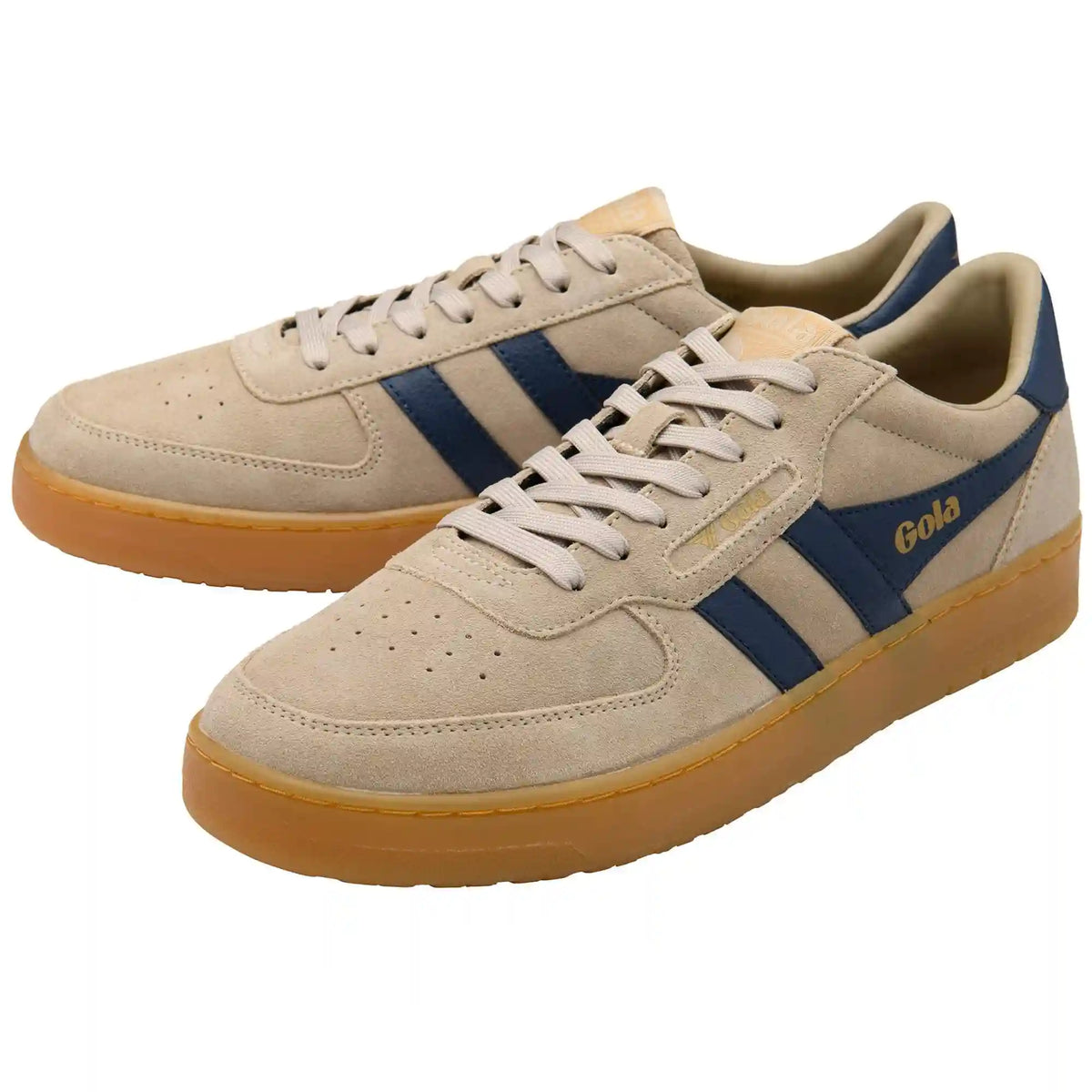 Gola Classics Men's Hawk Suede '86 Sneakers - Bone/Navy/Gum