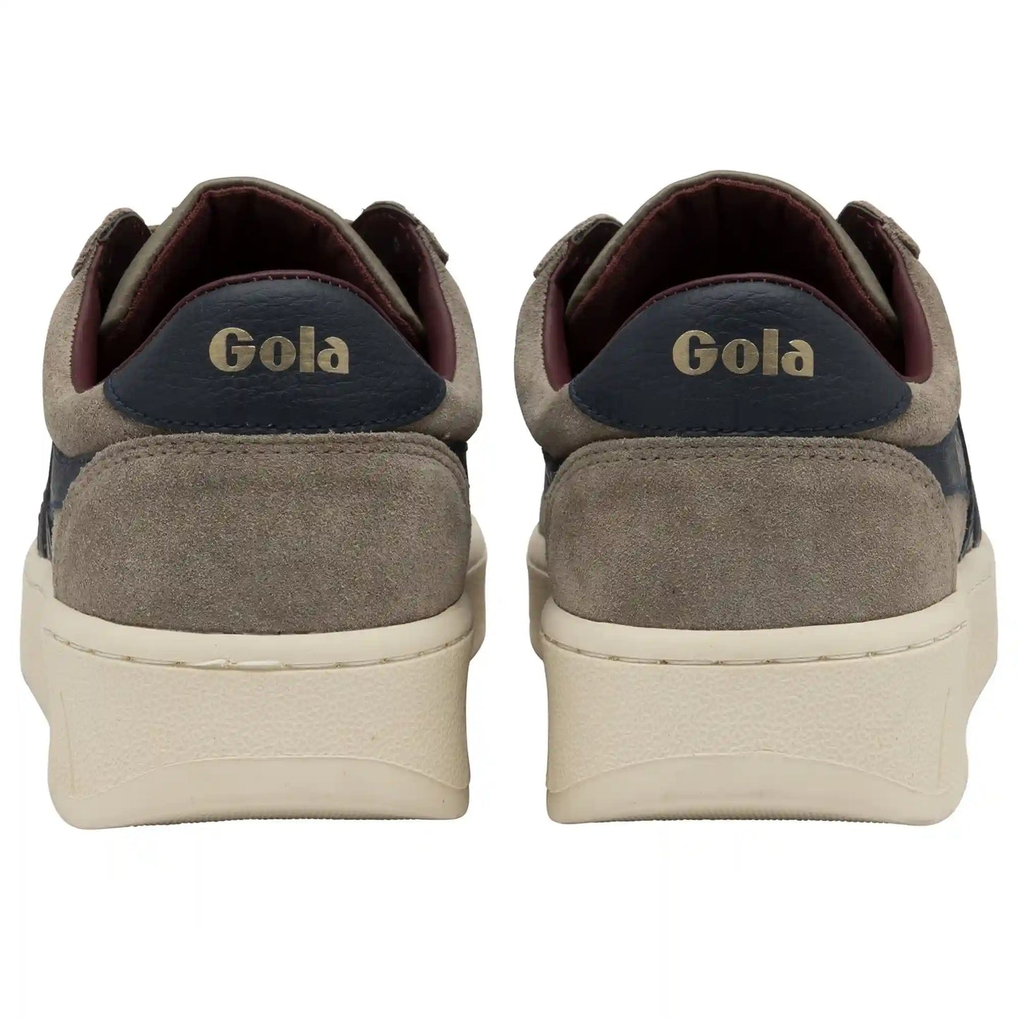 Gola Classics Men's Grandslam Suede Sneakers - Rhino/Navy/Burgundy