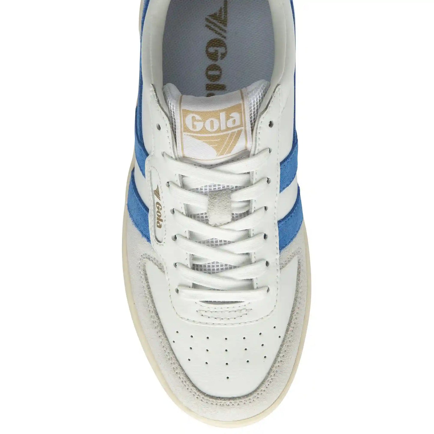 Gola Classics Women's Hawk Sneakers - White/Pacific/Fuchsia