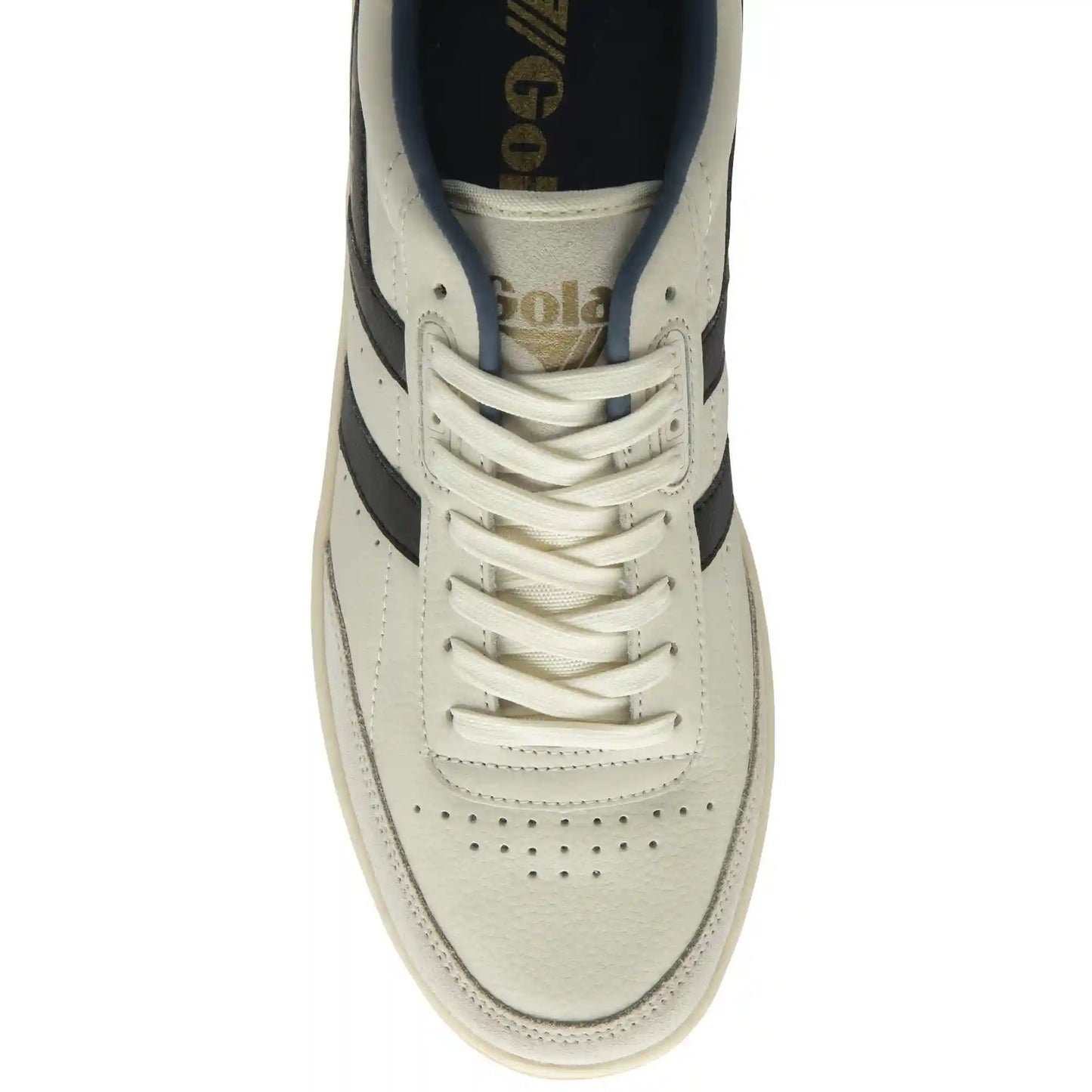 Gola Classics Men's Contact Leather Sneakers - Off White/Black/Moonlight