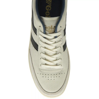Gola Classics Men's Contact Leather Sneakers - Off White/Black/Moonlight