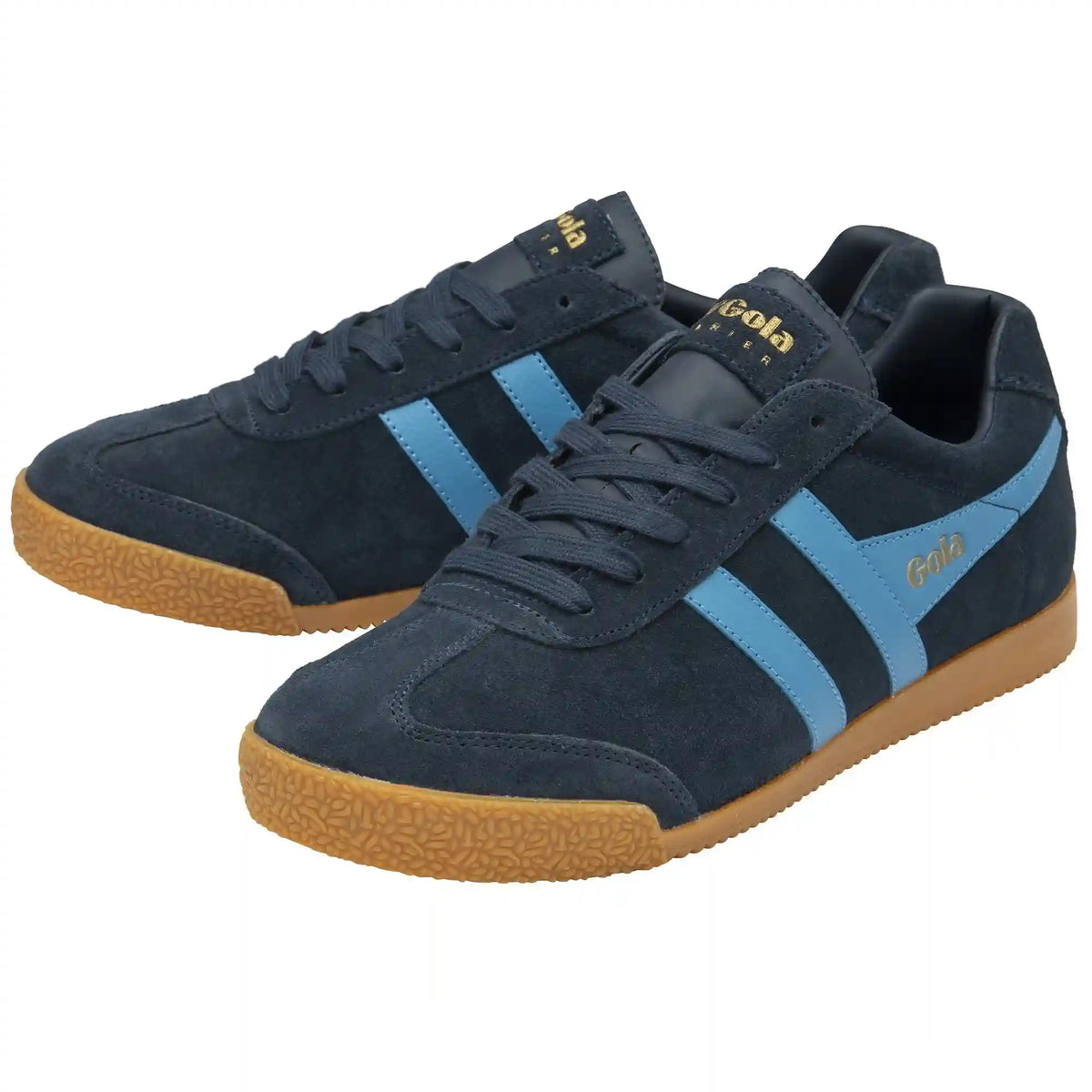 Gola Classics Men's Harrier Suede Sneakers - Navy/Santorini