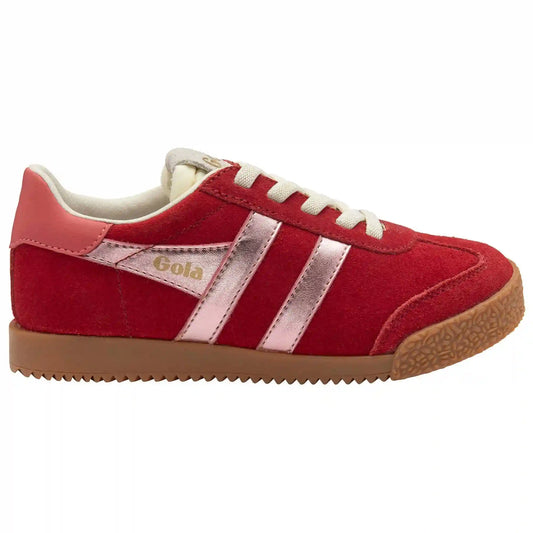 Gola Classics Kids' Elan Glitz Sneakers - Red/Pink/Coral