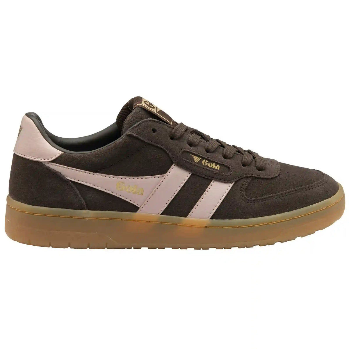 Gola Classics Women's Hawk Suede '86 Sneakers - Mocha/Chalk Pink/Gum