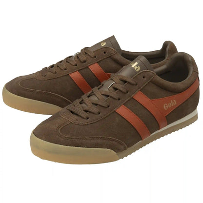 Gola Classics Men's Apollo Sneakers - Otter/Moody Orange/Gum