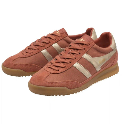Gola Classics Women's Tornado Sneakers - Orange Spice/Gold