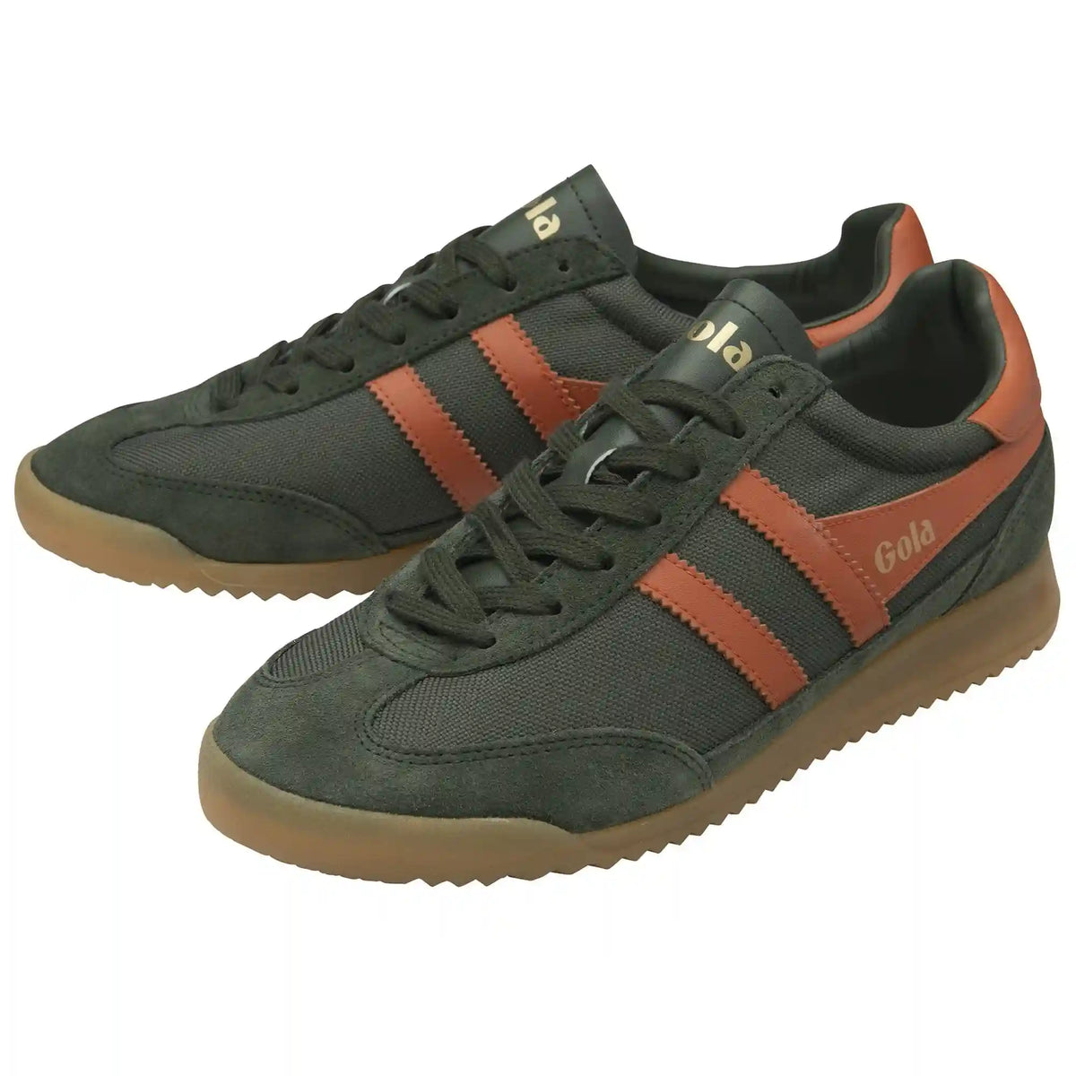 Gola Classics Men's Tornado Sneakers - Dark Khaki/Moody Orange