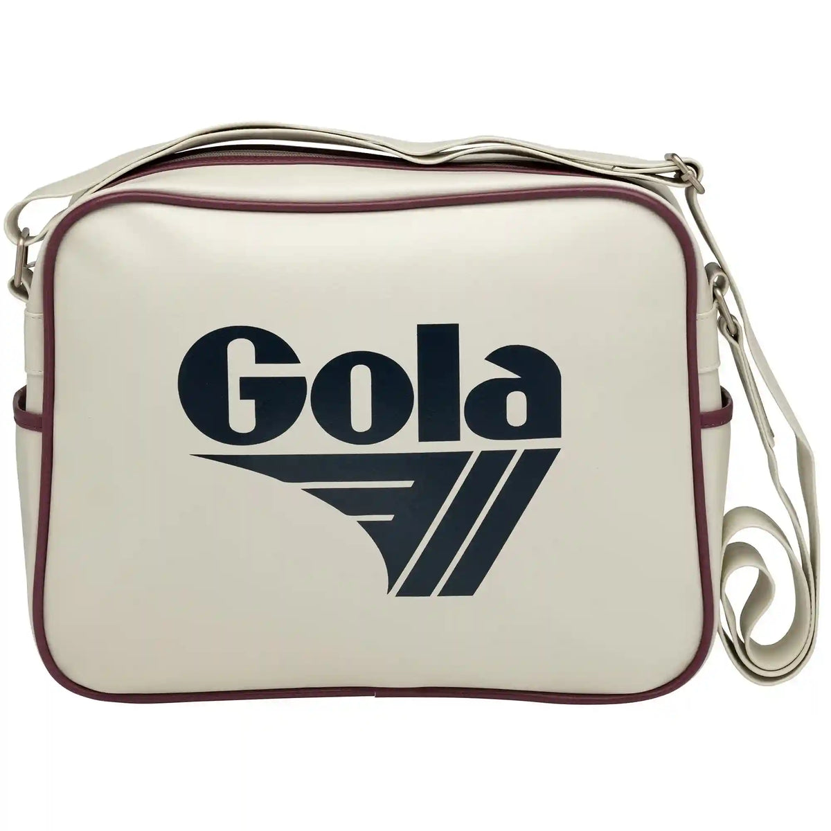Gola Classics Redford Messenger Bag - Ecru/Navy/Burgundy