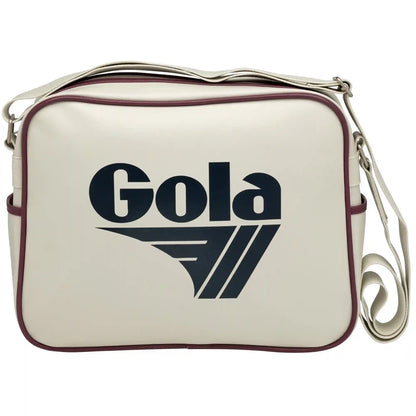 Gola Classics Redford Messenger Bag - Ecru/Navy/Burgundy