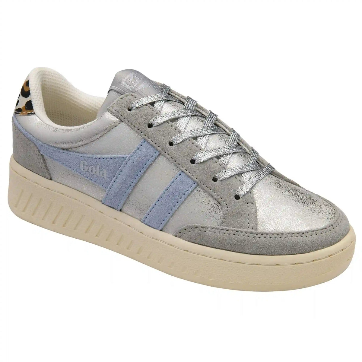 Gola Classics Women's Superslam Blaze II Sneakers - Silver/Air/Snow Leopard