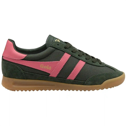 Gola Classics Women's Tornado Sneakers - Dark Khaki/Bubblegum