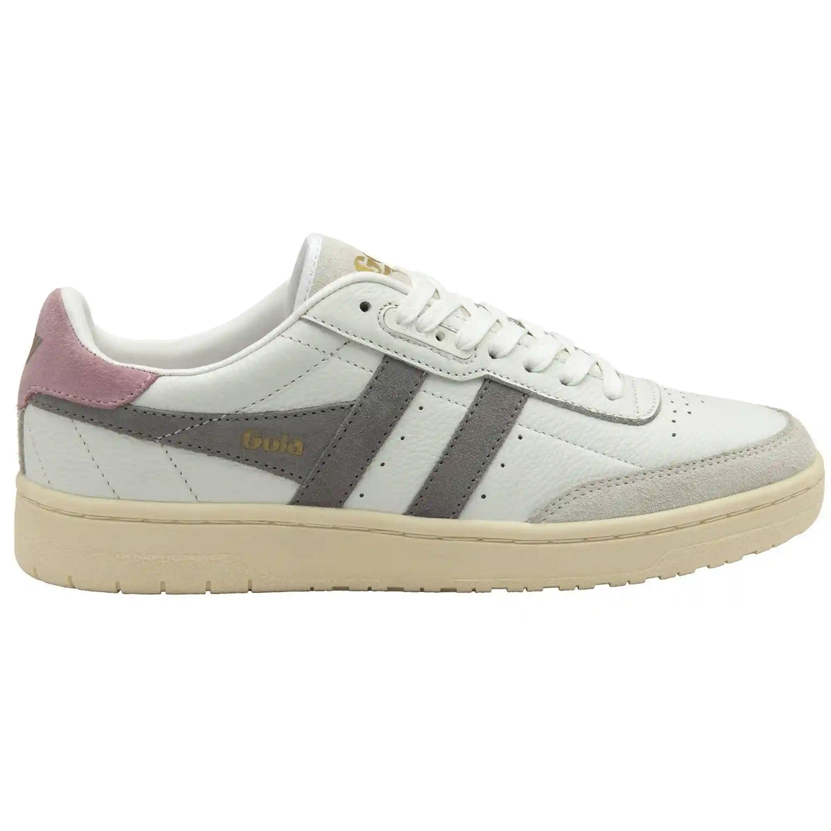 Gola Classics Women's Falcon Sneakers - White/Cement/Candy