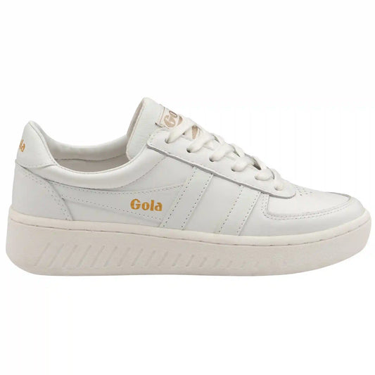 Gola Classics Women's Grandslam Leather Sneakers - White/White/White
