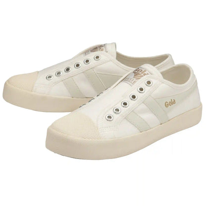 Vegan Gola Classics Women's Coaster Slip - Off White/Off White