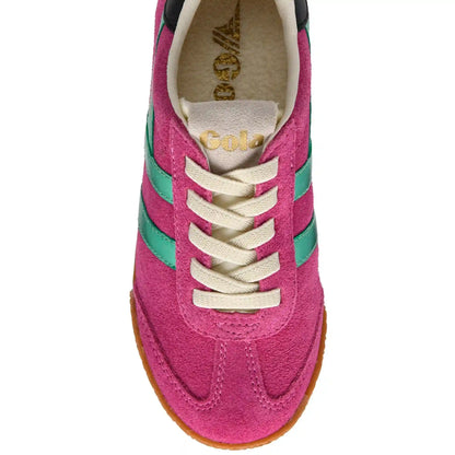 Gola Classics Kids' Elan Glitz Sneakers - Fuchsia/Emerald/Black