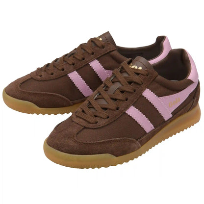 Gola Classics Women's Tornado Sneakers - Dark Brown/Candy