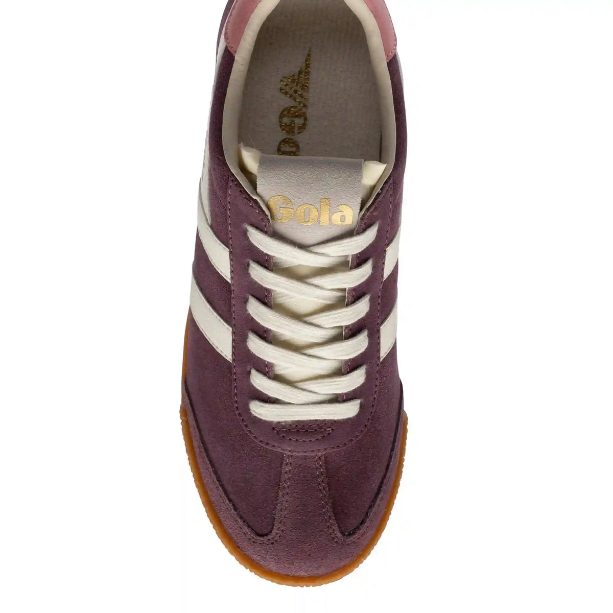 Gola Classics Women's Elan Sneakers - Windsor Wine/Off White/Coral Pink