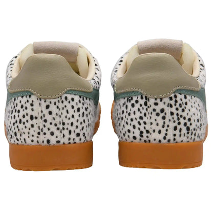 Gola Classics Women's Elan Savanna Sneakers - Cheetah/Feather Grey/Green Mist