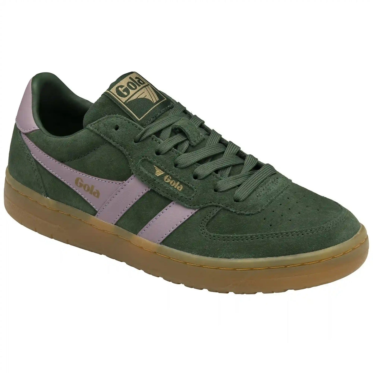Gola Classics Women's Hawk Suede '86 Sneakers - Evergreen/Candy/Gum
