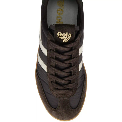 Gola Classics Men's Cyclone Nylon Sneakers - Mocha/Off White/Dark Khaki/Gum