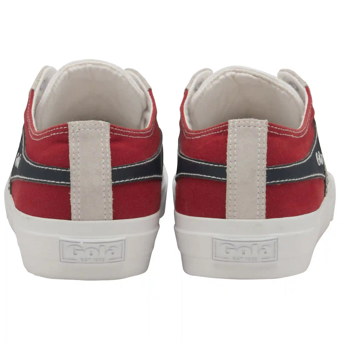 Gola Classics Men's Quota II RWB Plimsoll Sneakers - White/Red/Navy