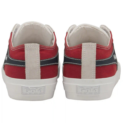 Gola Classics Men's Quota II RWB Plimsoll Sneakers - White/Red/Navy