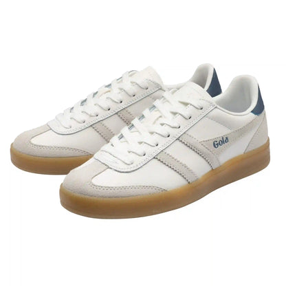 Gola Classics Women's Viper Leather Sneakers - White/White/Moonlight/Gum