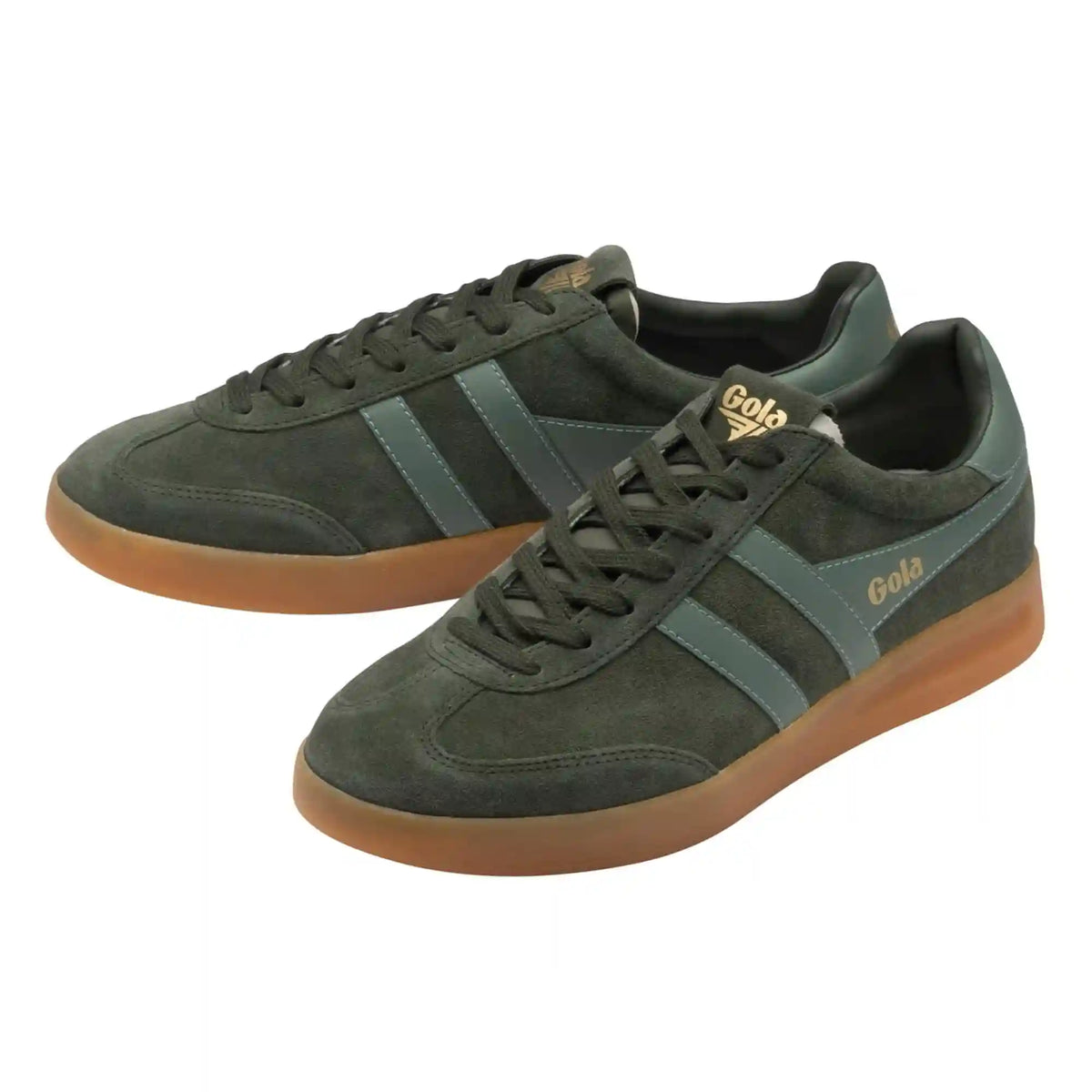 Gola Classics Men's Cyclone Sneakers - Dark Khaki/Sage/Dark Khaki/Gum