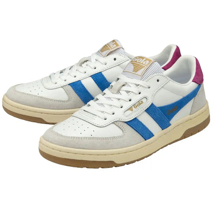 Gola Classics Women's Hawk Sneakers - White/Pacific/Fuchsia