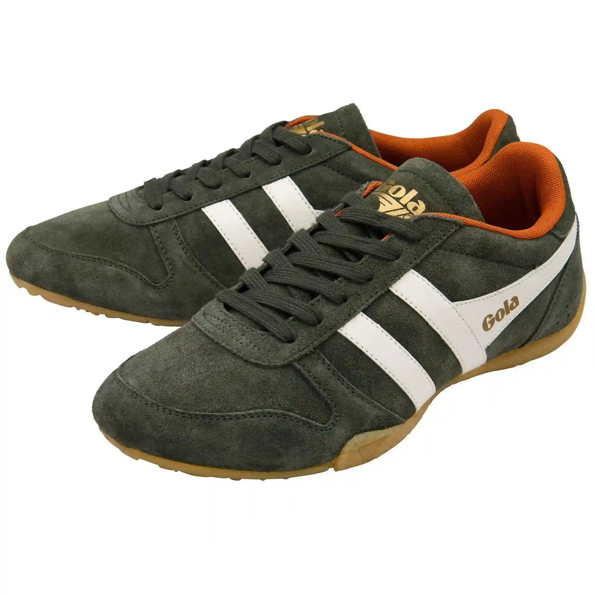 Gola Classics Men's Chase Sneakers - Dark Khaki/Off White/Moody Orange/Gum