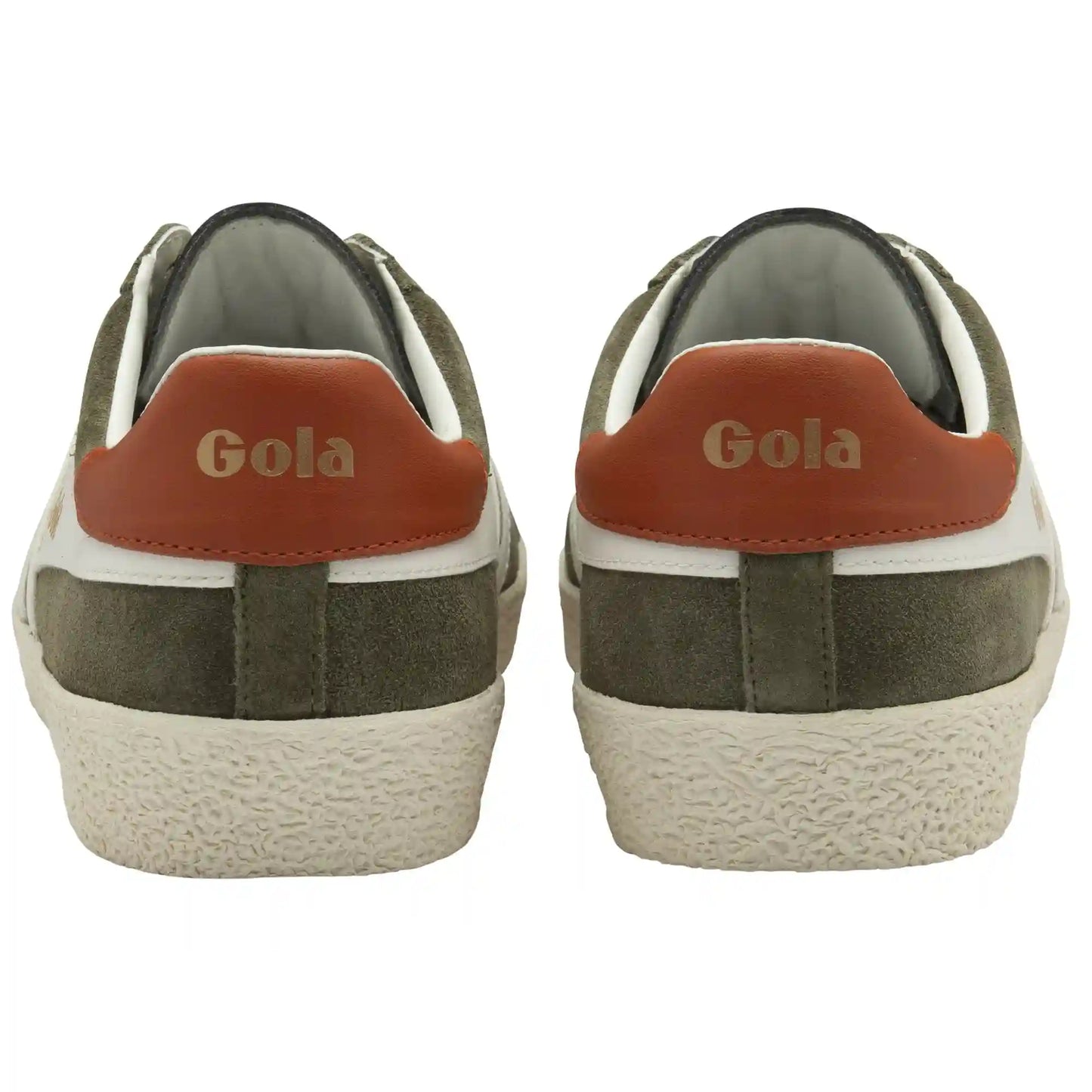 Gola Classics Men's Medallist Sneakers - Khaki/Off White/Moody Orange