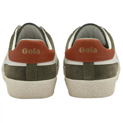 Gola Classics Men's Medallist Sneakers - Khaki/Off White/Moody Orange