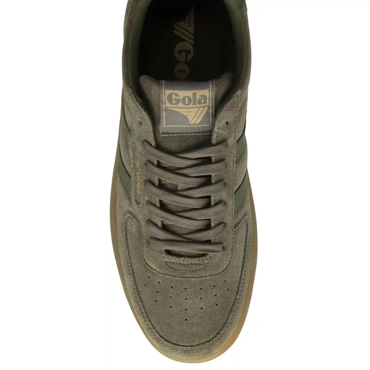 Gola Classics Men's Hawk Suede '86 Sneakers - Khaki/Gum