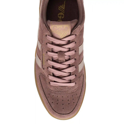 Gola Classics Women's Hawk Suede '86 Sneakers - Brownrose/Chalk Pink/Gum