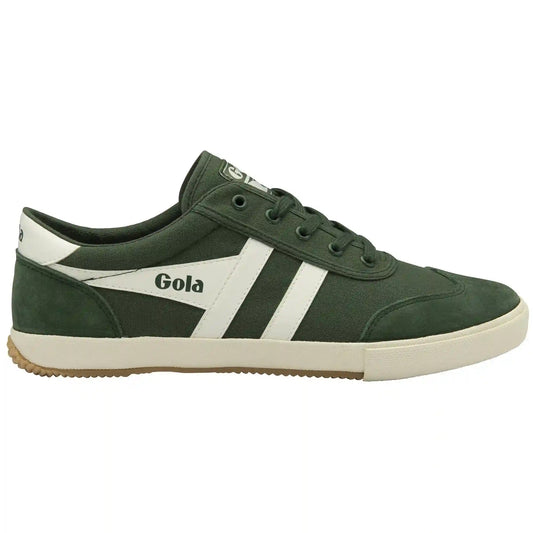 Gola Classics Men's Badminton Plimsoll Sneakers - Evergreen/Off White